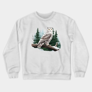 Snowy Owl Crewneck Sweatshirt